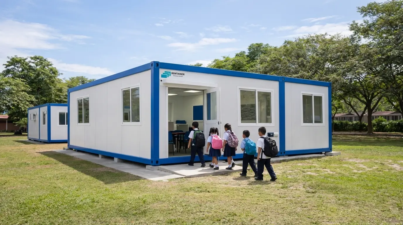Aulas modulares educativas Rentainer