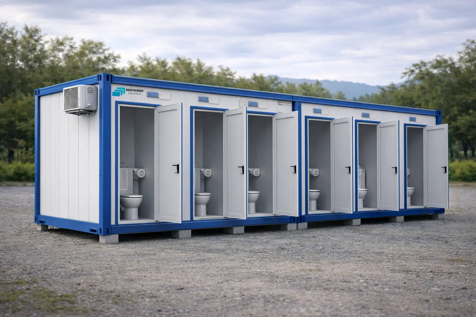 Baterías sanitarias en contenedores modulares en Colombia