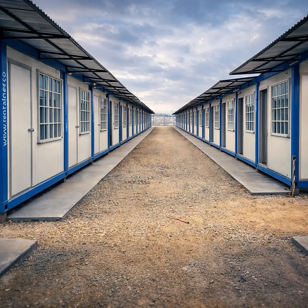 Campamento modular en contenedores para el Metro de Bogotá en Colombia